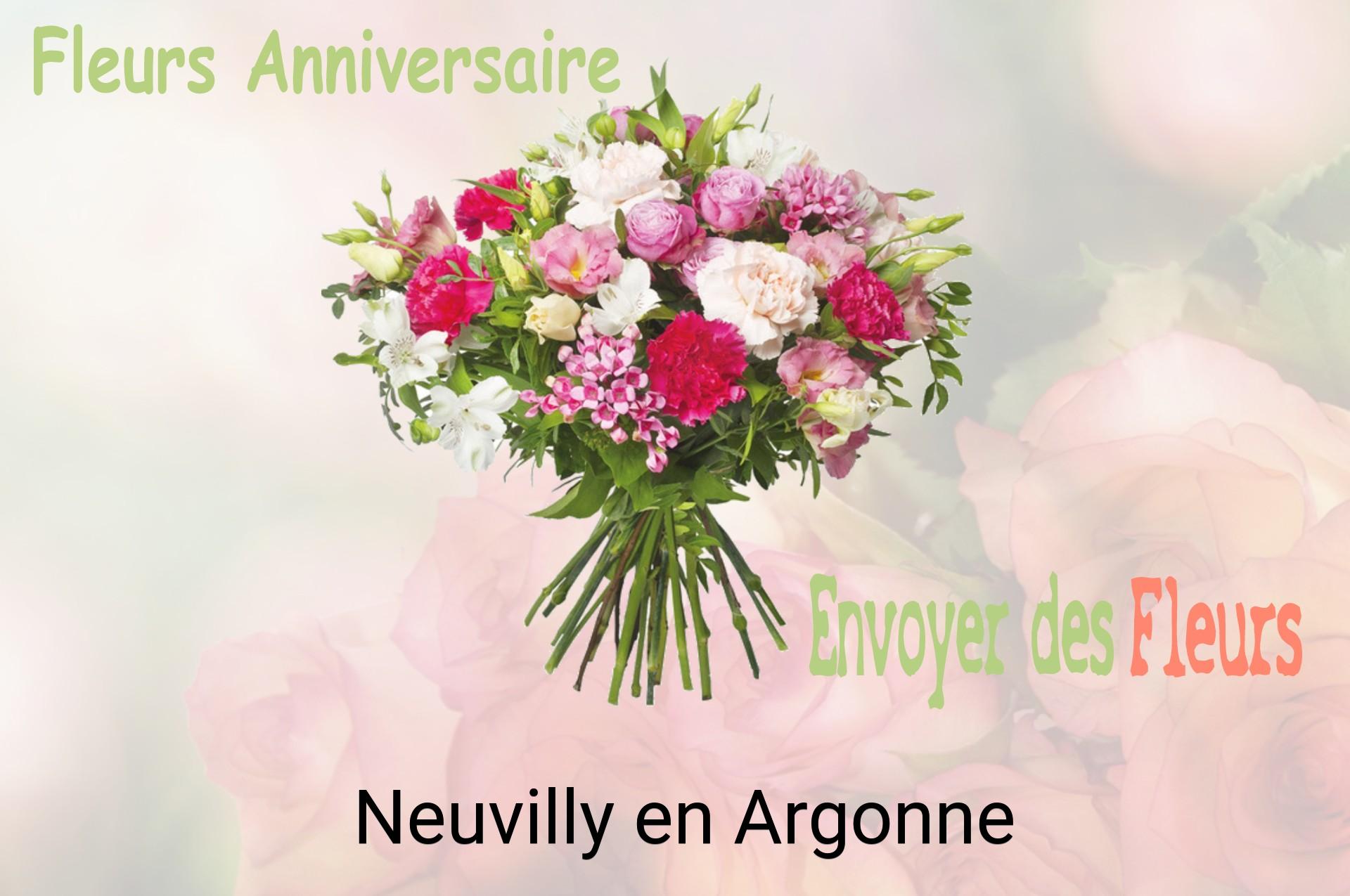 Bouquet de fleurs d’anniversaire livré à Neuvilly-en-Argonne